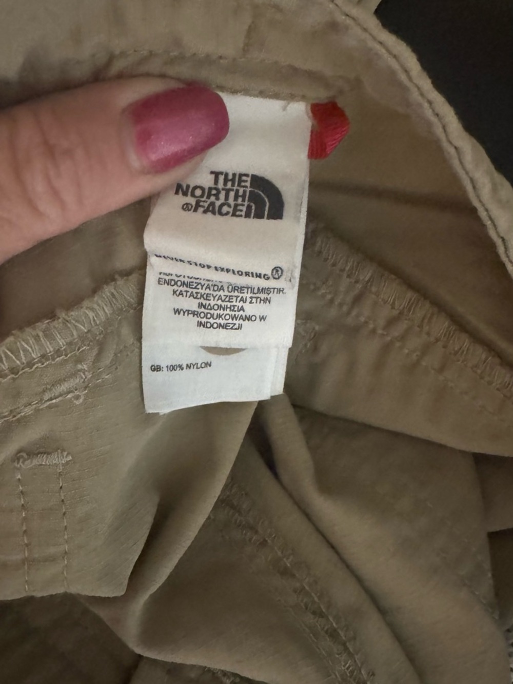 The North Face Tan Women's Cargo Pants SIZE: 4 Short #14 - Picture 10 of 10
